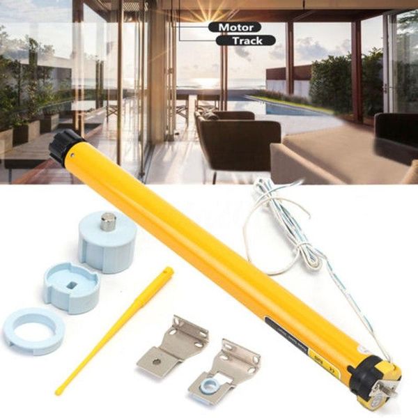 

blinds diy 315*25mm electric curtains roller blind shade tubular motor 24v dc 300ma 7.2w 30rpm for with hoder kit