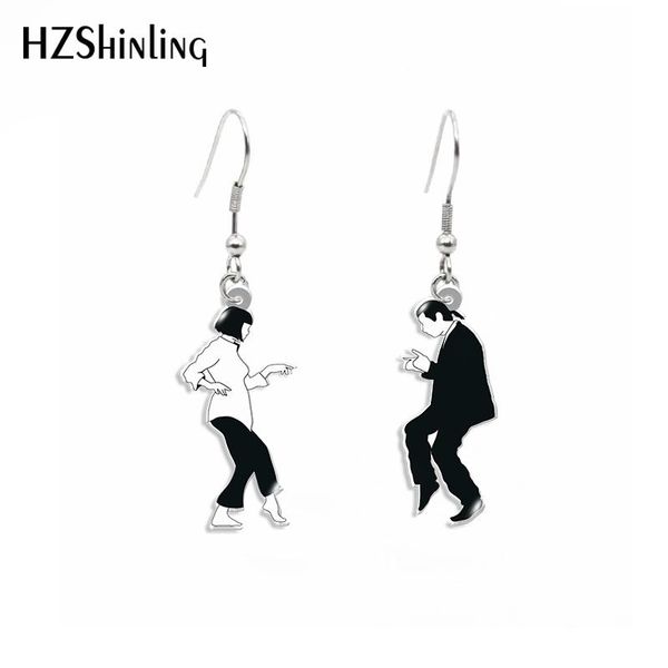 

dangle & chandelier 2021 pulp fiction earring mia acrylic hook epoxy jewelry earrings gifts friends, Silver