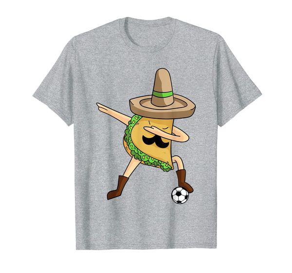 

mexico dabbing soccer taco | cool mex taco dab gift t-shirt, White;black