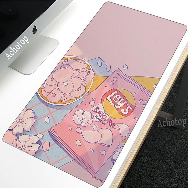 

mouse pads & wrist rests 900x400mm pink kawaii gaming pad computer mousepad super large xl rubber speed desk keyboard deskgamer mats