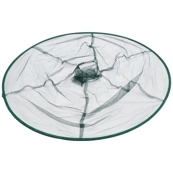 

fishing accessories 1pc foldable net hand shrimp round fish bait trap