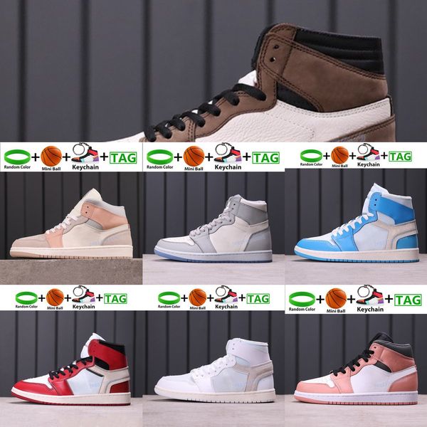 

unc powder blue chicago high mid basketball shoes 1 1s mens sneakers milan canyon rust shadow turf orange infrared 23 white men women sports