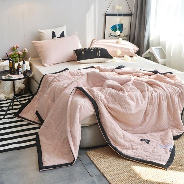 

comforters & sets fashion of modern washing cotton summer quilt air condition blanket machine wash children kids bed cover high qualit