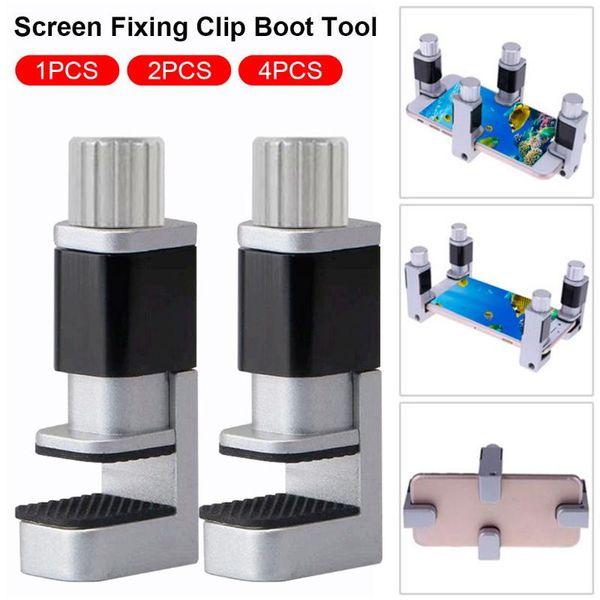 

professional hand tool sets 1/4/8pcs adjustable metal fastener clip plier set lcd screen display mobile phone repair fixed tools