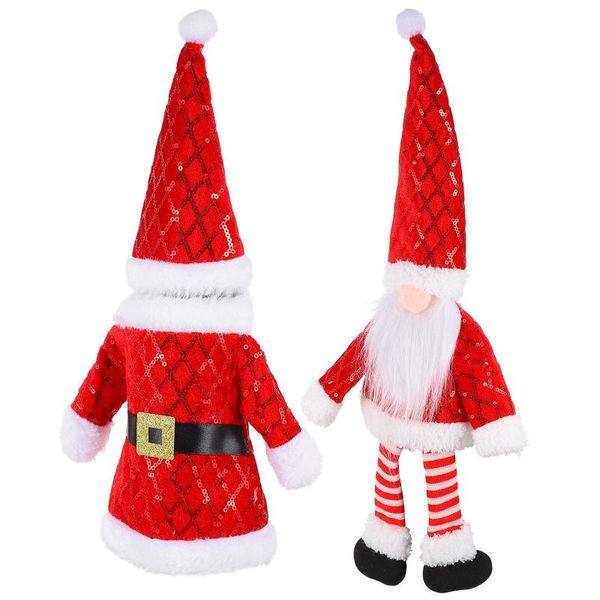 

christmas decorations 2 sets bottle covers xmas themed deskdecors