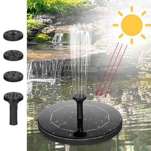 

solar power pump, bird bath-fountain water floating pond garden patio decor #c decorations