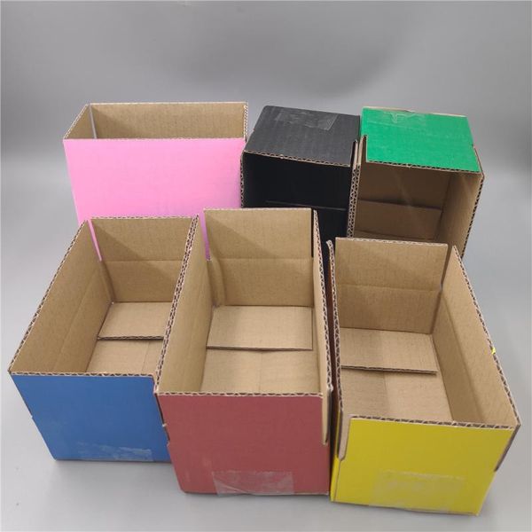 

gift wrap black and pink paper box 3-layer corrugated packaging thick cardboard boxes for mailing