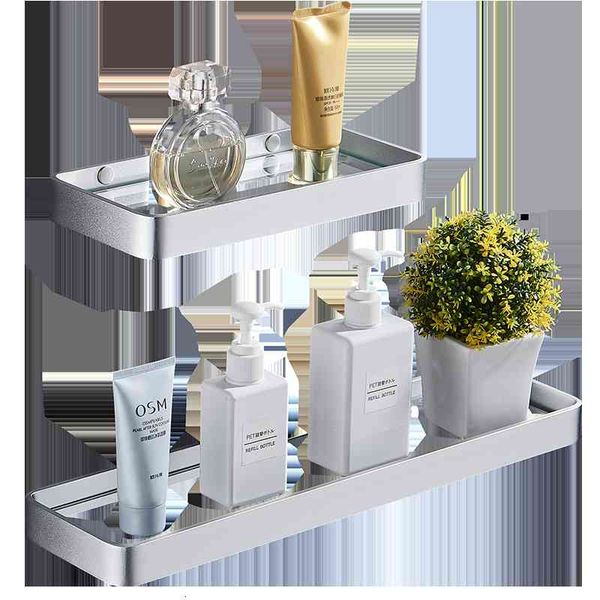 

bathroom shelves shelf bath shower nail glass satin corner 25-50cm aluminum kitchen storage holder 4d5q