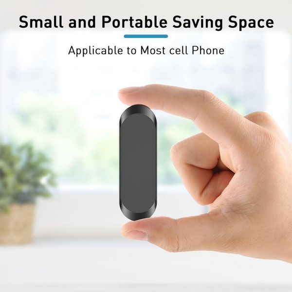 

1pcs fashion mobile phone bracket i-shaped magnet car magnetic suction navigation mini holder accessories cell mounts & holders