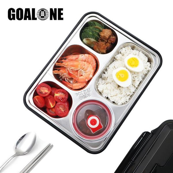 

dinnerware sets goalone 1500ml stainless steel lunch box thermal bento with spoon fork containers compartments for kids