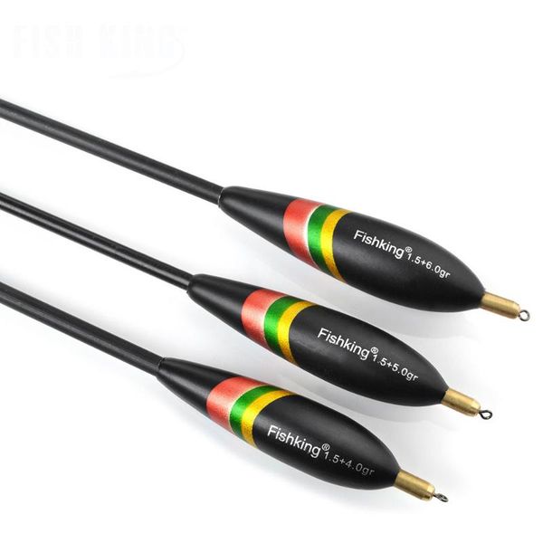 

fishing accessories 3pcs/lot barguzinsky fir bobber float mixed size 20-23cm copper lead ocean rock buoy carp tackle