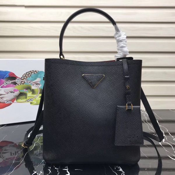

2021 style evening bags medium saffiano genuine leather panier bag shoulder or crossbody handbag luxury designer brand totes