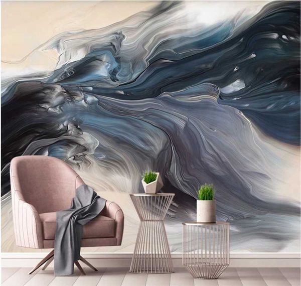 

wallpapers xuesu abstract dynamic line texture landscape art living room bedroom custom wallpaper mural 3d/5d/8d po wall