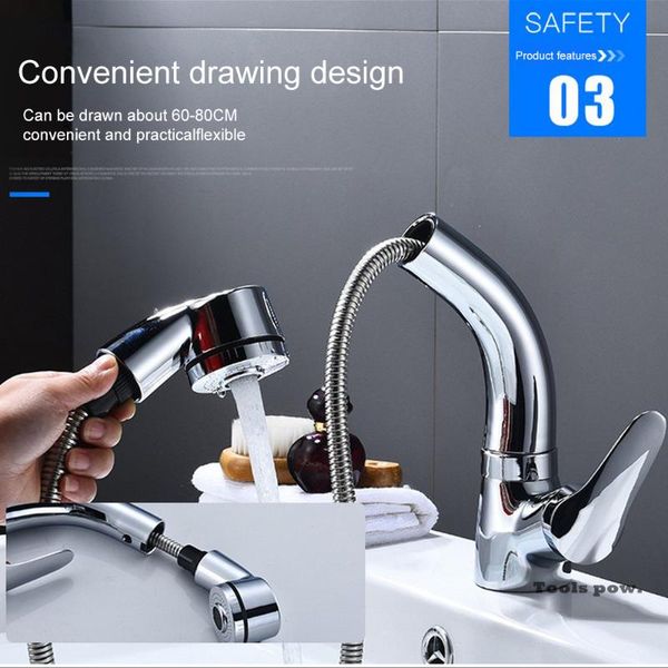 

bathroom pull basin and cold faucet retractable rotating kitchen sink faucets