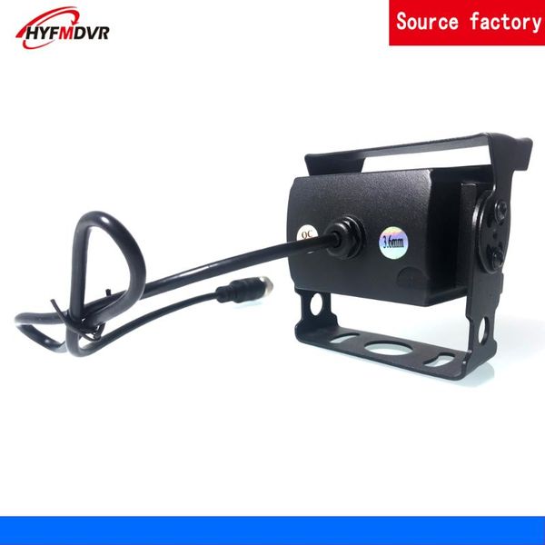 

car rear view cameras& parking sensors waterproof infrared night vision surveillance camera bus/truck 3 "square metal housing monitorin