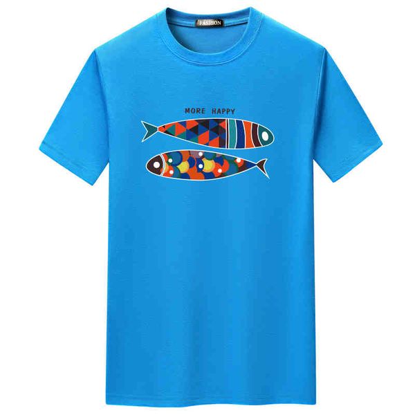 

2021 new large short sve t-shirt men's half sve-60v311, White;black