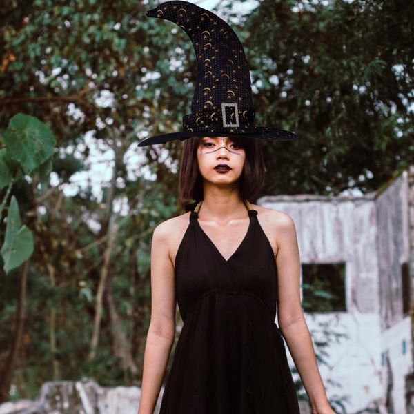

party hats 2pcs wicked witch hat cosplay costume accessories