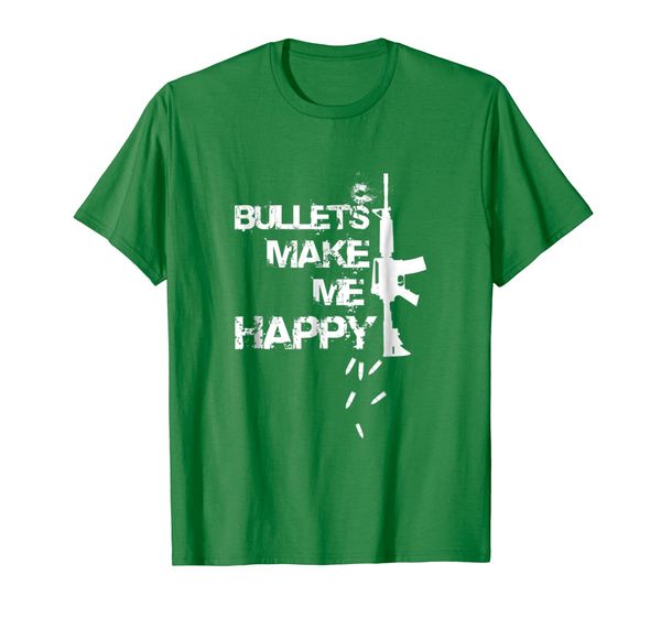 

Bullets Make Me Happy Second Amendment T-Shirt, Mainly pictures