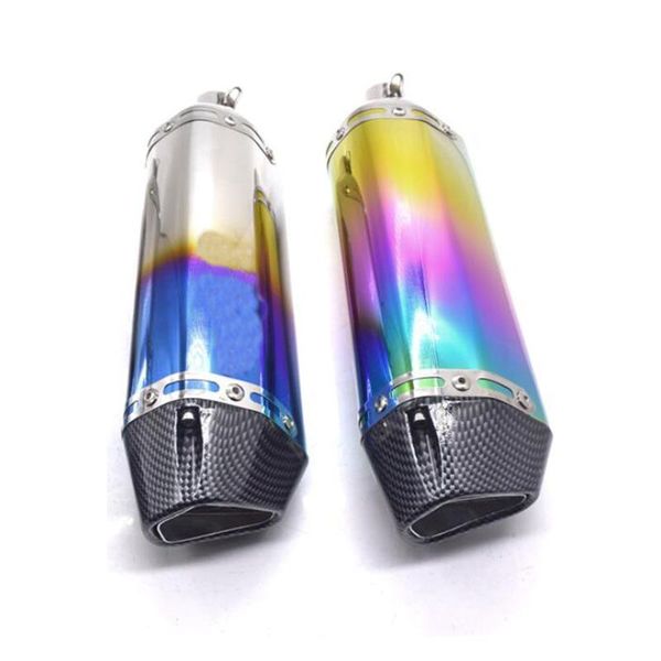 

motorcycle exhaust system inlet 35mm pipe muffler with db killer escape moto