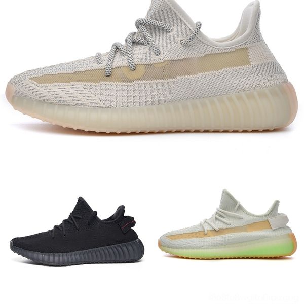 

kanyewest v reflective blue bone wave men trainer 350 women casual shoes sneaker solid grey analog tael carbon orange kanyewest sports, Black