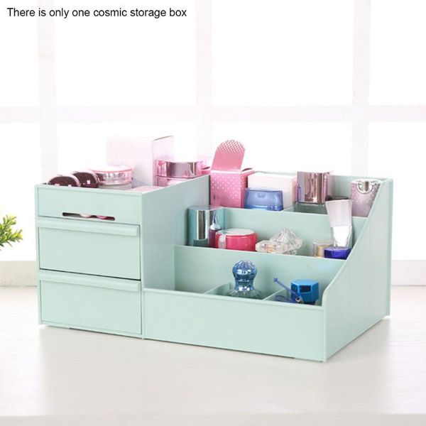 

drawer organizer brush holder nail polish home cosmetic storage box container lipstick deskmakeup jewelry large capacity boxes & bins
