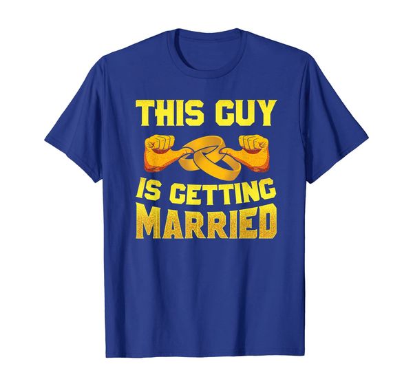 

this guy is getting married wedding t-shirt, White;black