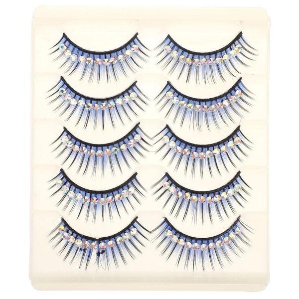 

false eyelashes 5 pairs of dancing stage lashes fake performance