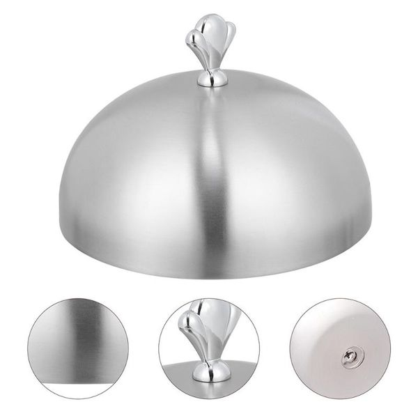 

pans 1pc durable food cover stainless steel dishes steak for home
