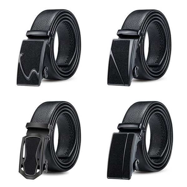 

belts mantian starburst belt men's automatic buckle double wrapped wear-resistant, Black;brown
