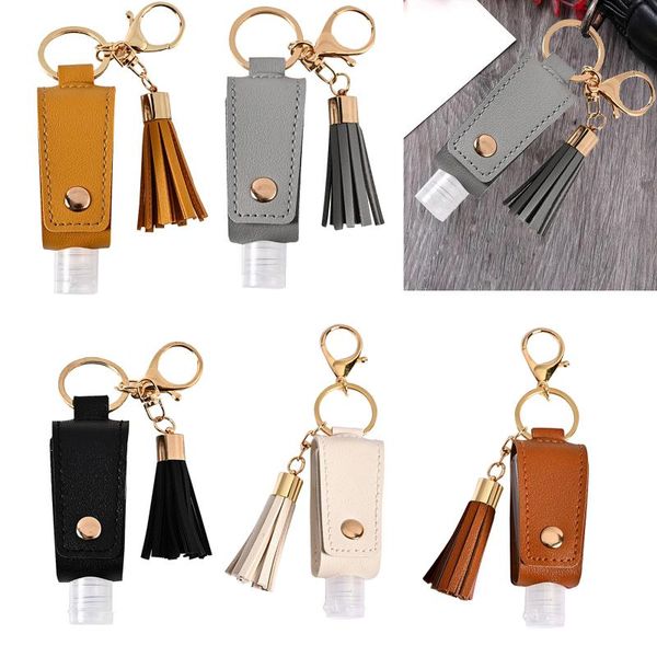

storage bottles & jars 1 oz travel refillable bottle hand sanitizer container keychain holder pouch