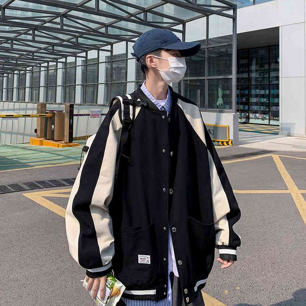 

men's jackets male fashion baseball jackets coats casual men streetwear bomber jacket big pockets autumn outdoor clothes uctp, Black;brown