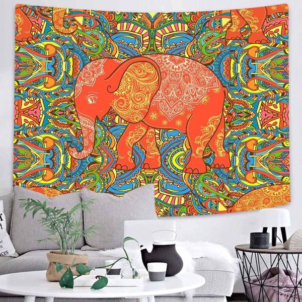 

tapestries elephant mandala wall hangings bohemian tapestry decoration