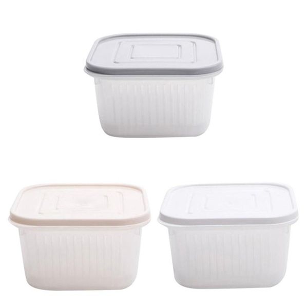 

storage bottles & jars plastic sealing food boxes refrigerator crisper box vegetable preservation fresh pot container