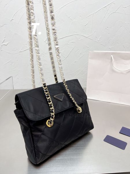 

designer bags nylon parachute fabric handbags women chain bag golden classic style flip tote vintage luxury crossbody