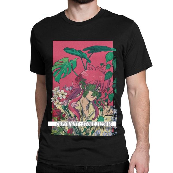 

ccccsportfunny anime novelty tee shirt green thumb kurama men 3d tshirts yu yu hakusho yusuke crew neck cotton sweatshirt, Black;yellow