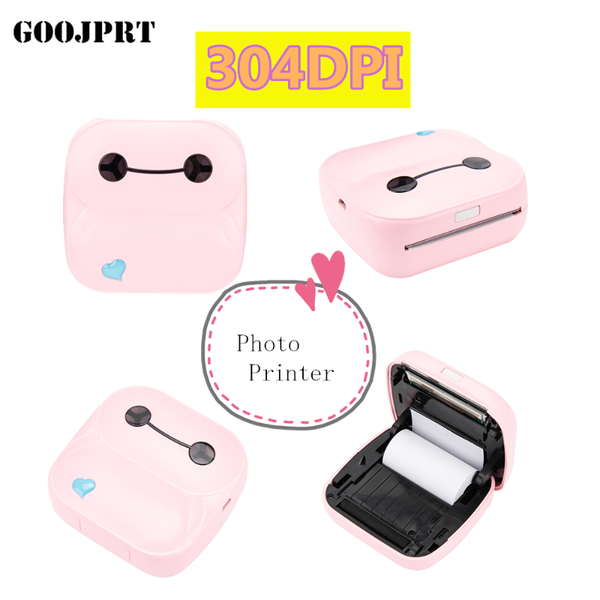 

printers 2inch po printer 304dpi mini bluetooth wireless pocket thermal paper handheld 58mm