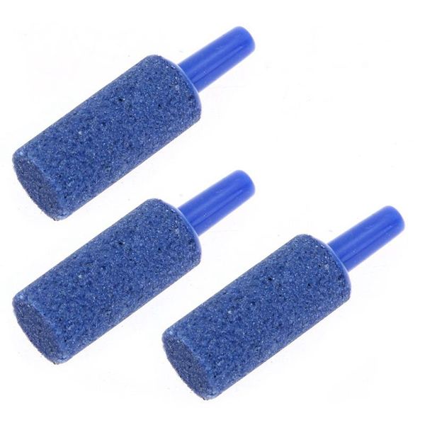 

decorations pack of 3pcs air stone bubble diffuser for aquarium fish tank pond blue [misc.]