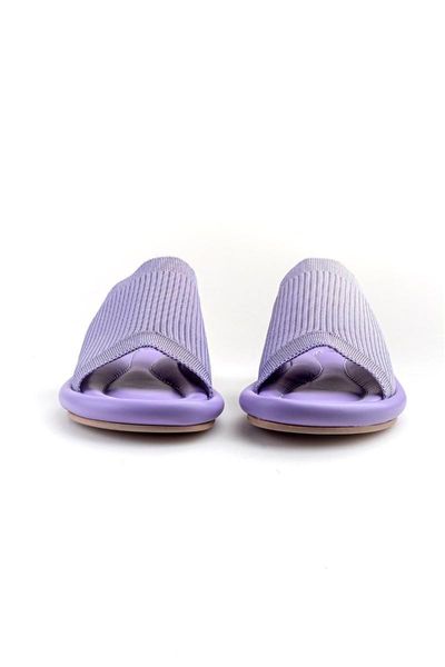 

sandals puff knit lilac, Black