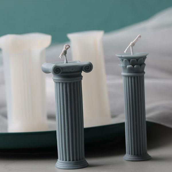 

craft tools roman column candle molds european aroma mold plaster decoration