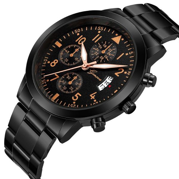 

wristwatches luxury men watch quartz sports business wrist watches male stainless steel clock for boys gift relogio masculino, Slivery;brown