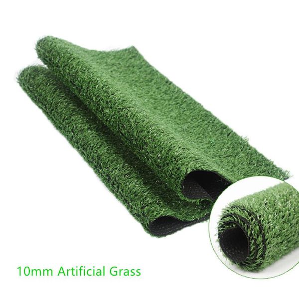 

decorative flowers & wreaths 10mm pile height artificial grass cost-effective and high density fake turf - green