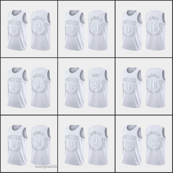 

printed custom detroitpistonsmen dennis rodman vinnie johnson dave bing ben wallace richard hamilton custom glory awards limited jersey whit, Black