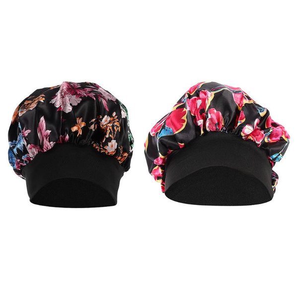 

shower caps 2pcs sleep hat sleeping protective bonnet night head cover elastic hair