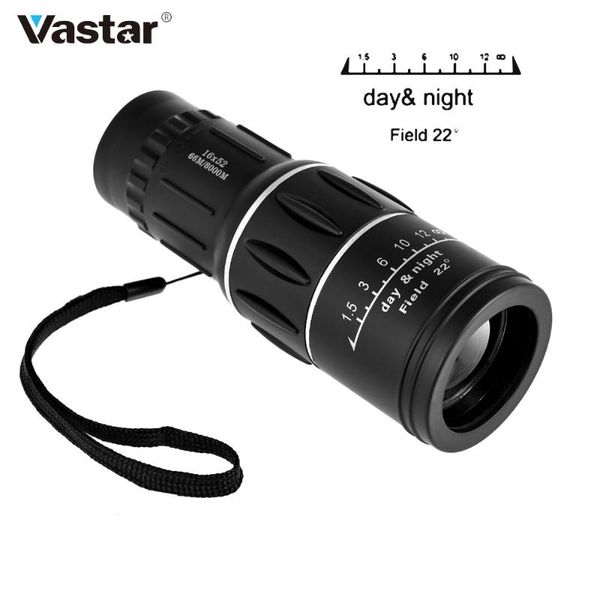 

telescope & binoculars 16x52 portable definition dual focus monocular handheld outdoor hunting eyepiece for travel camping