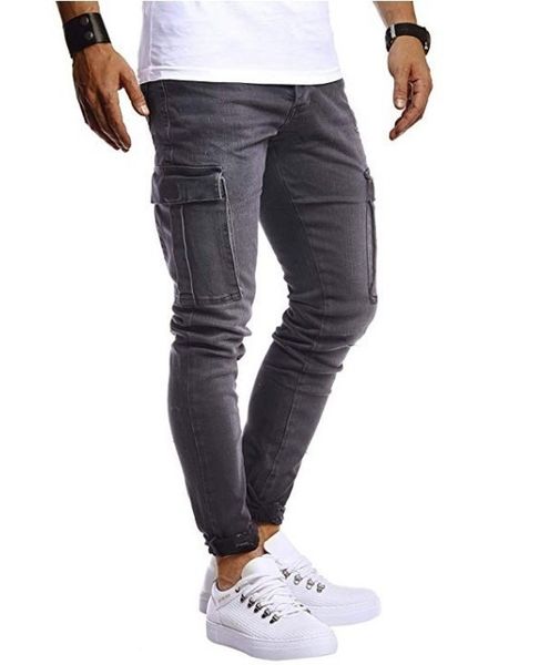 

men's jeans autumn and winter style european american hip-hop washed casual trousers sports ny c123 016z, Blue