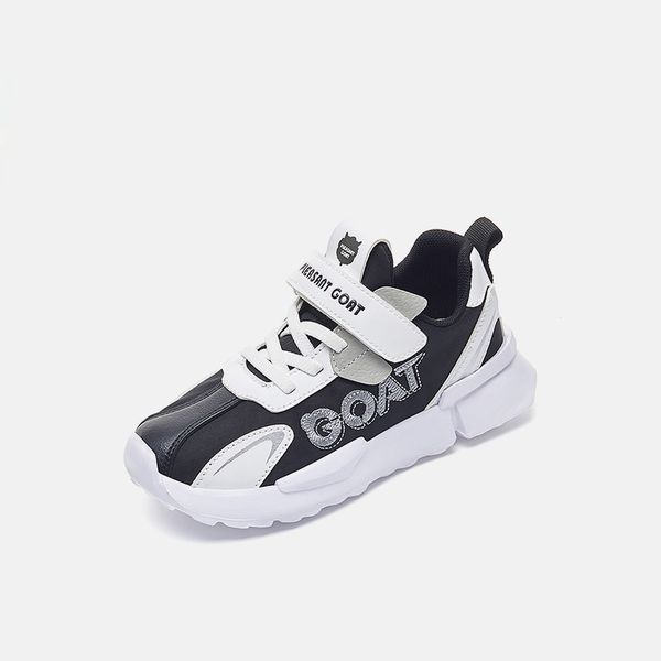 

2021 childrens fashion sports shoes for boys running leisure breathable outdoor kids shoes lightweight sneakers shoes girls, Black