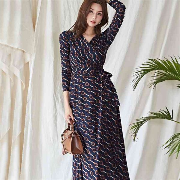 

maxi long dress for women summer sleeve v neck cotton ladies office wrap loose dresses 210602, Black;gray