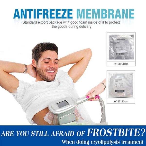 Zubehör Teile Frostschutzmembranblätter Kühlkissen Kryotherapiefolie Fabrikpreis Kryo für Freeze Fat Machine Gel Etg