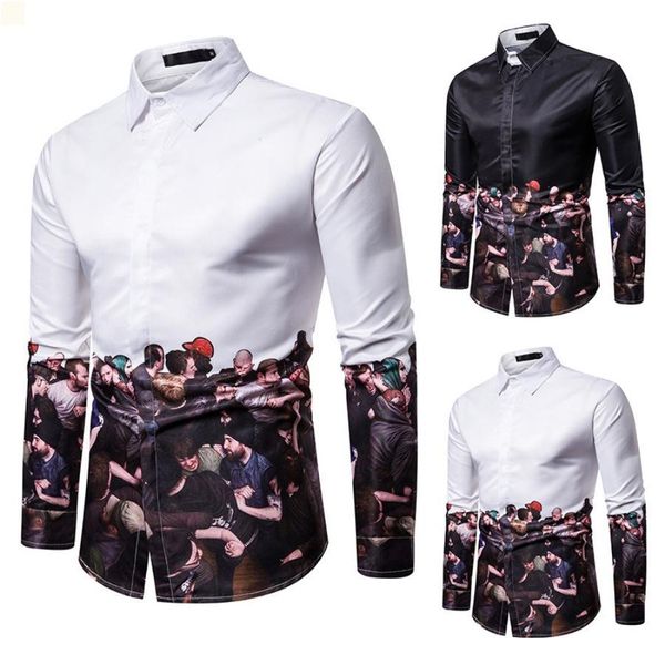 

polyester (polyester) designers mens polo shirt white cardigan fashion camisas de hombre t shirts men's crop man vintage clothes collar, White;black
