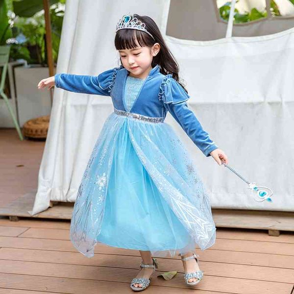 

2020 children's aisha princess skirt shawl dress, Red;yellow